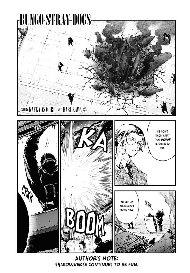 Bungou Stray Dogs, Chapter 127 image 01